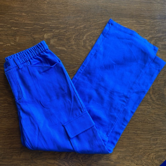 SHEIN Blue Cargo Pants - Picture 4 of 5
